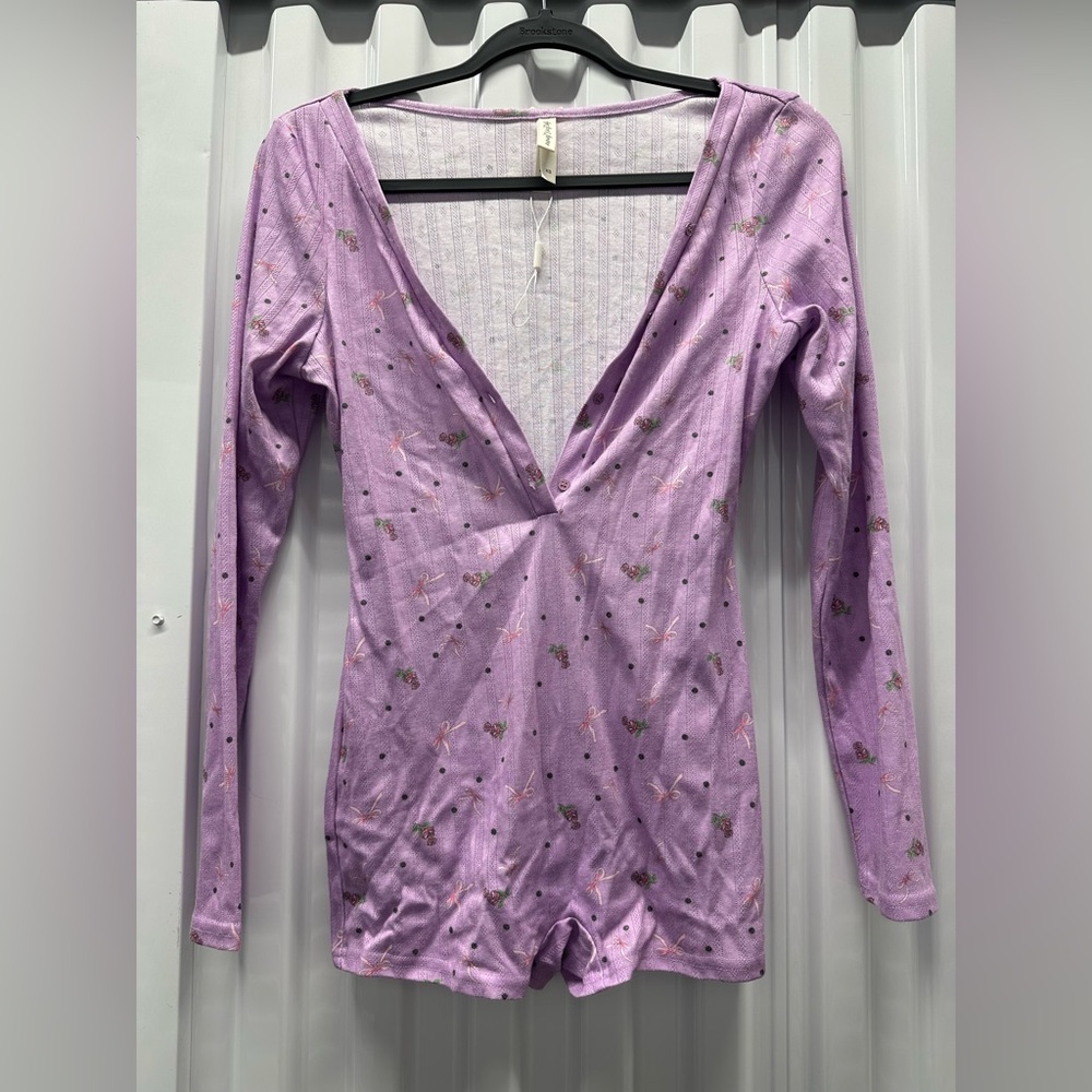 For Love & Lemons-Long Sleeve Jumpsuit